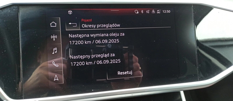 Audi A6 cena 154900 przebieg: 70586, rok produkcji 2021 z Łobez małe 466